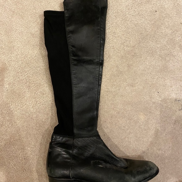 Micheal Kors Bromley leather flat boots - Picture 4 of 4